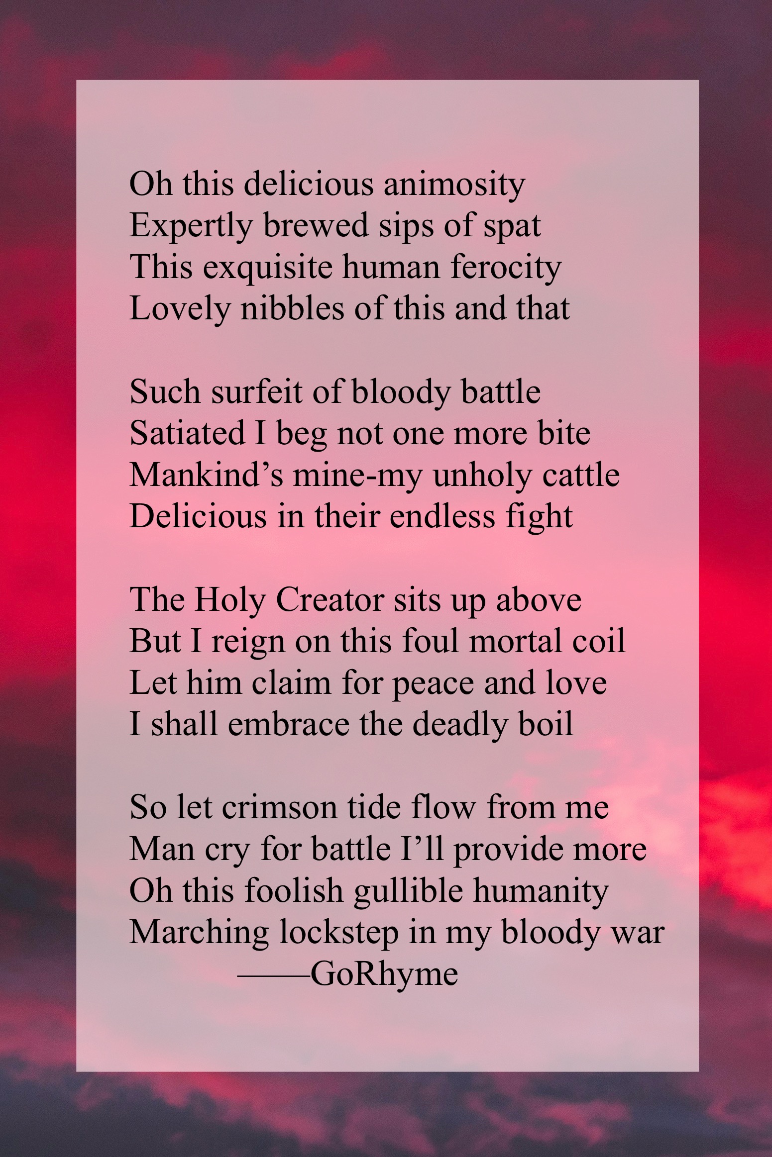 Poetry by Kelly Gray